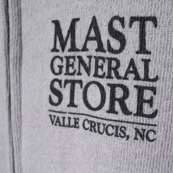 Mast General Store Sweater NC Gray Fleece Lined HIgh Neck Full Zip Sweater - Picture 4 of 13